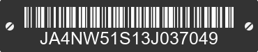 2003 MITSUBISHI Montero JA4NW51S13J037049 VIN decoded