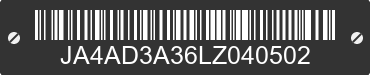2020 MITSUBISHI Outlander JA4AD3A36LZ040502 VIN decoded