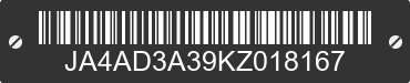 2019 MITSUBISHI Outlander JA4AD3A39KZ018167 VIN decoded