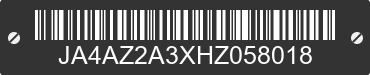 2017 MITSUBISHI Outlander JA4AZ2A3XHZ058018 VIN decoded