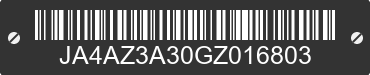 2016 MITSUBISHI Outlander JA4AZ3A30GZ016803 VIN decoded
