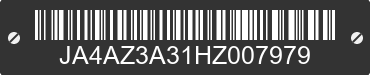 2017 MITSUBISHI Outlander JA4AZ3A31HZ007979 VIN decoded