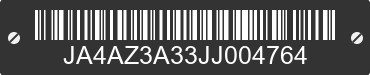 2018 MITSUBISHI Outlander JA4AZ3A33JJ004764 VIN decoded