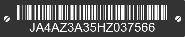 2017 MITSUBISHI Outlander JA4AZ3A35HZ037566 VIN decoded