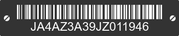 2018 MITSUBISHI Outlander JA4AZ3A39JZ011946 VIN decoded