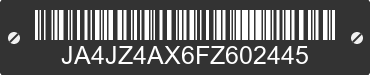 2015 MITSUBISHI Outlander JA4JZ4AX6FZ602445 VIN decoded