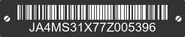 2007 MITSUBISHI Outlander JA4MS31X77Z005396 VIN decoded