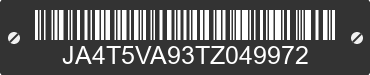 2026 MITSUBISHI Outlander JA4T5VA93TZ049972 VIN decoded