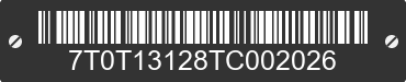 2026 MODEL I Model I 7T0T13128TC002026 VIN decoded
