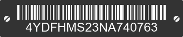 2022 MONTANA Montana 4YDFHMS23NA740763 VIN decoded