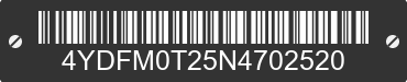 2022 MONTANA Montana 4YDFM0T25N4702520 VIN decoded