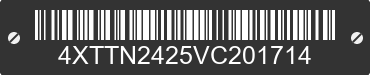 2027 MVP RV INC. (THOR CALIFORNIA) MVP RV INC. (THOR CALIFORNIA) 4XTTN2425VC201714 VIN decoded