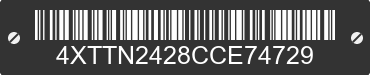 2012 MVP RV INC. (THOR CALIFORNIA) MVP RV INC. (THOR CALIFORNIA) 4XTTN2428CCE74729 VIN decoded