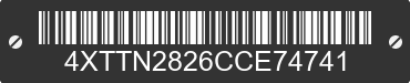 2012 MVP RV INC. (THOR CALIFORNIA) MVP RV INC. (THOR CALIFORNIA) 4XTTN2826CCE74741 VIN decoded