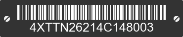 2004 MVP RV INC. (THOR CALIFORNIA) Tahoe/Fury 4XTTN26214C148003 VIN decoded