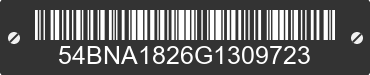 2016 NEO MANUFACTURING Neo Manufacturing 54BNA1826G1309723 VIN decoded