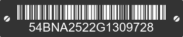 2016 NEO MANUFACTURING Neo Manufacturing 54BNA2522G1309728 VIN decoded