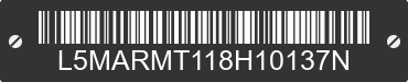 2008 NINGBO KANGDA BICYCLE CO., LTD. NINGBO KANGDA BICYCLE CO., LTD. L5MARMT118H10137N VIN decoded