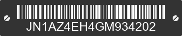 2016 NISSAN 370Z JN1AZ4EH4GM934202 VIN decoded