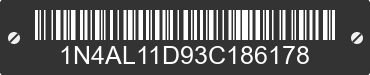 2003 NISSAN Altima 1N4AL11D93C186178 VIN decoded