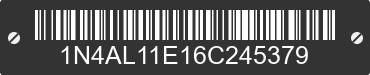 2006 NISSAN Altima 1N4AL11E16C245379 VIN decoded