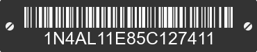 2005 NISSAN Altima 1N4AL11E85C127411 VIN decoded