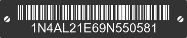 2009 NISSAN Altima 1N4AL21E69N550581 VIN decoded