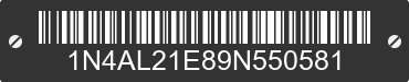 2009 NISSAN Altima 1N4AL21E89N550581 VIN decoded