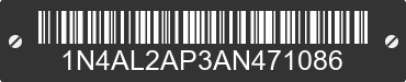 2010 NISSAN Altima 1N4AL2AP3AN471086 VIN decoded