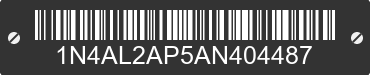 2010 NISSAN Altima 1N4AL2AP5AN404487 VIN decoded