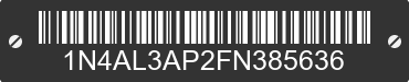 2015 NISSAN Altima 1N4AL3AP2FN385636 VIN decoded