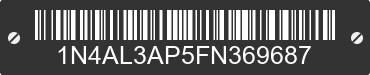 2015 NISSAN Altima 1N4AL3AP5FN369687 VIN decoded