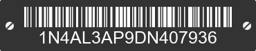 2013 NISSAN Altima 1N4AL3AP9DN407936 VIN decoded