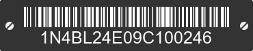 2009 NISSAN Altima 1N4BL24E09C100246 VIN decoded