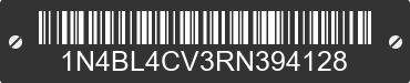 2024 NISSAN Altima 1N4BL4CV3RN394128 VIN decoded