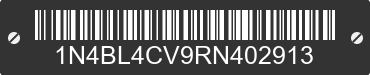 2024 NISSAN Altima 1N4BL4CV9RN402913 VIN decoded