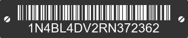 2024 NISSAN Altima 1N4BL4DV2RN372362 VIN decoded