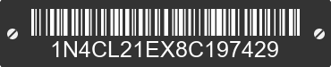 2008 NISSAN Altima 1N4CL21EX8C197429 VIN decoded