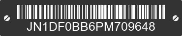 2023 NISSAN ARIYA JN1DF0BB6PM709648 VIN decoded