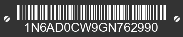 2016 NISSAN Frontier 1N6AD0CW9GN762990 VIN decoded