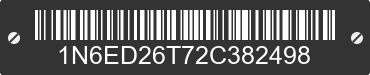2002 NISSAN Frontier 1N6ED26T72C382498 VIN decoded