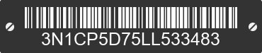 2020 NISSAN Kicks 3N1CP5D75LL533483 VIN decoded