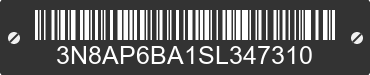 2025 NISSAN Kicks 3N8AP6BA1SL347310 VIN decoded