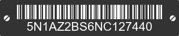 2022 NISSAN Murano 5N1AZ2BS6NC127440 VIN decoded