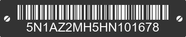 2017 NISSAN Murano 5N1AZ2MH5HN101678 VIN decoded