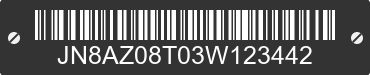 2003 NISSAN Murano JN8AZ08T03W123442 VIN decoded