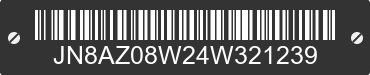 2004 NISSAN Murano JN8AZ08W24W321239 VIN decoded
