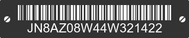 2004 NISSAN Murano JN8AZ08W44W321422 VIN decoded