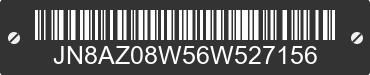 2006 NISSAN Murano JN8AZ08W56W527156 VIN decoded