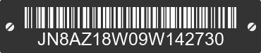 2009 NISSAN Murano JN8AZ18W09W142730 VIN decoded